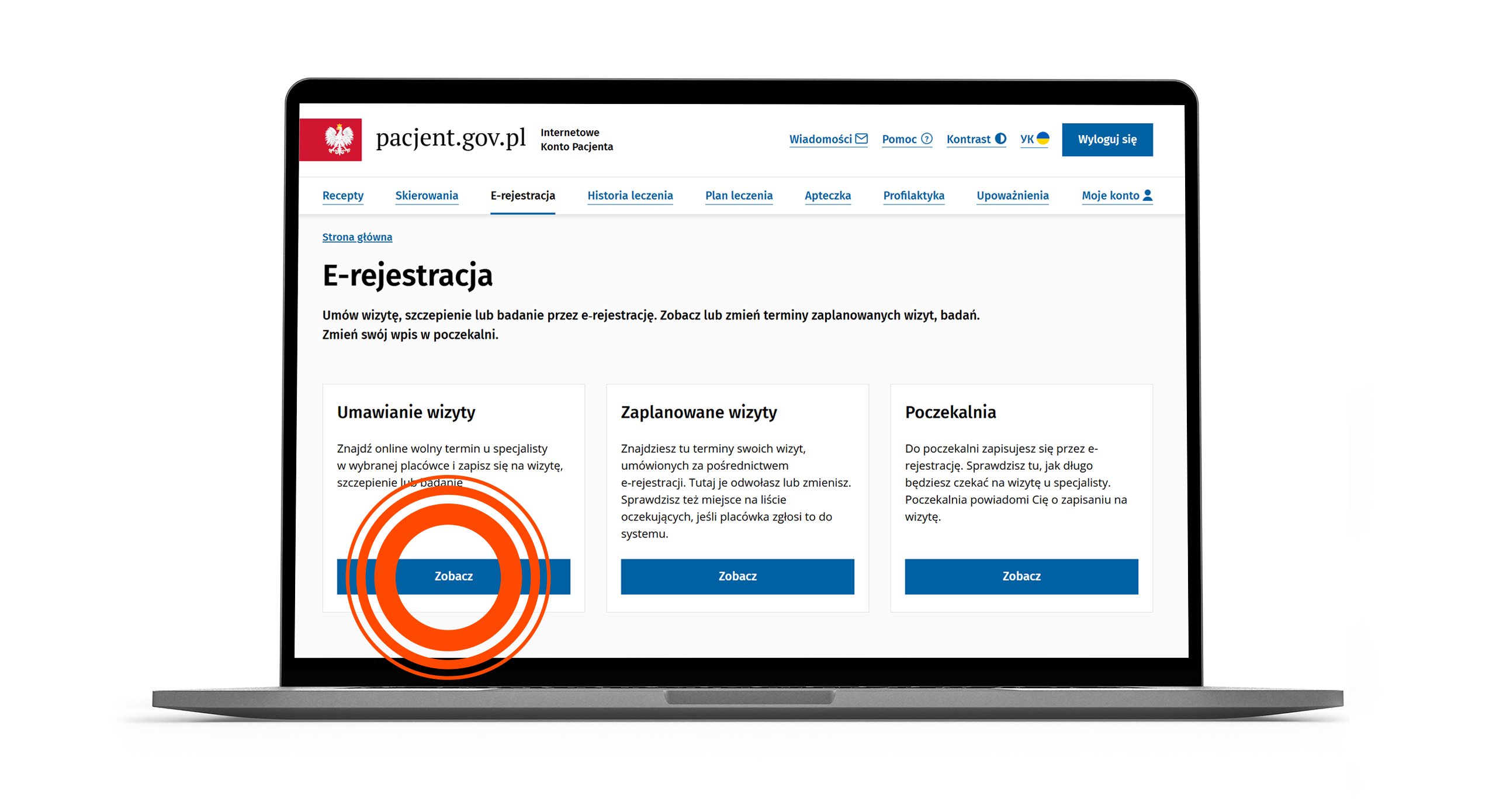 umawianie wizyty u kardiologa na ikp