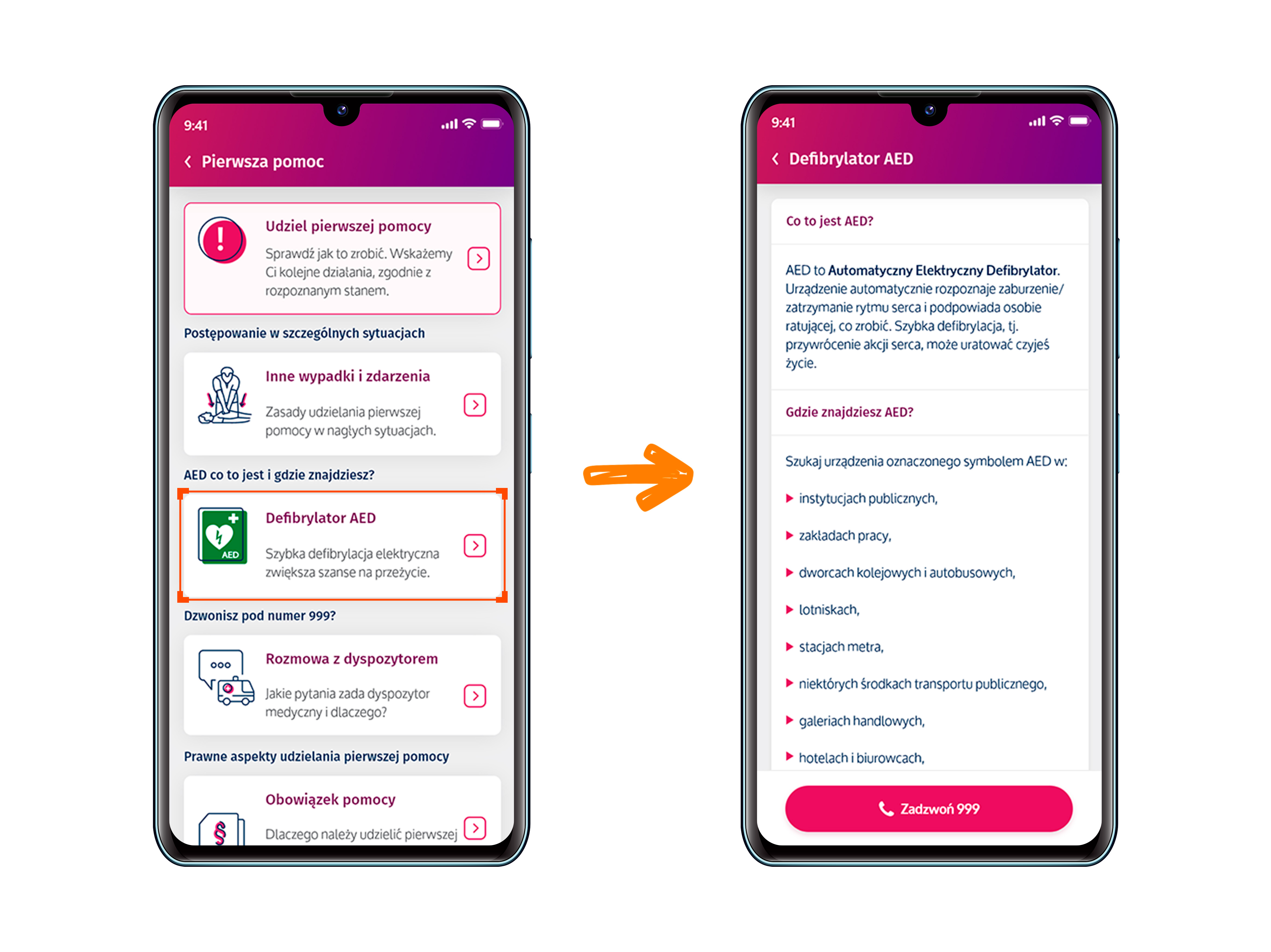 pierwsza pomoc - defibrylator