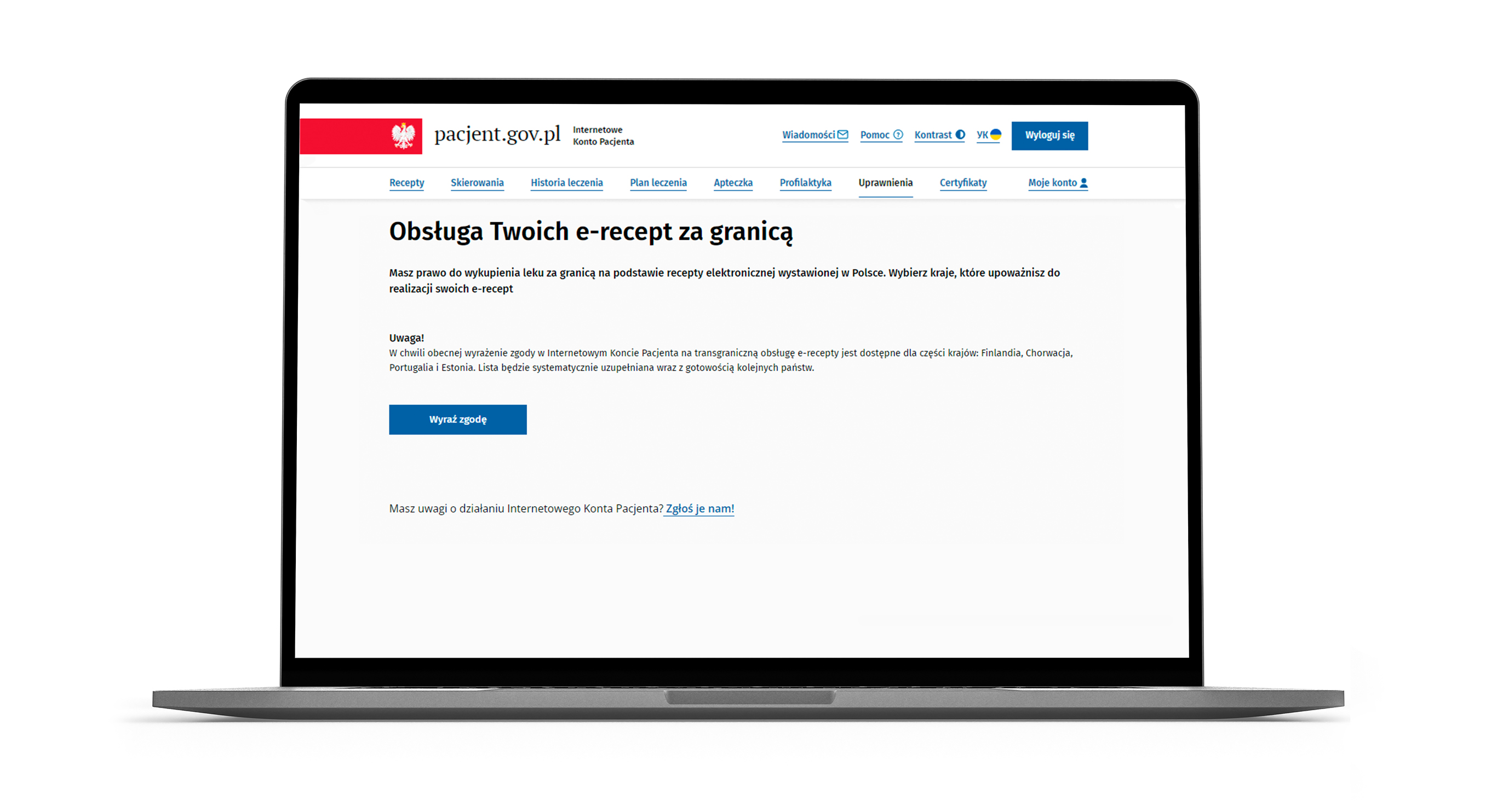 twoja zgoda na receptę transgr